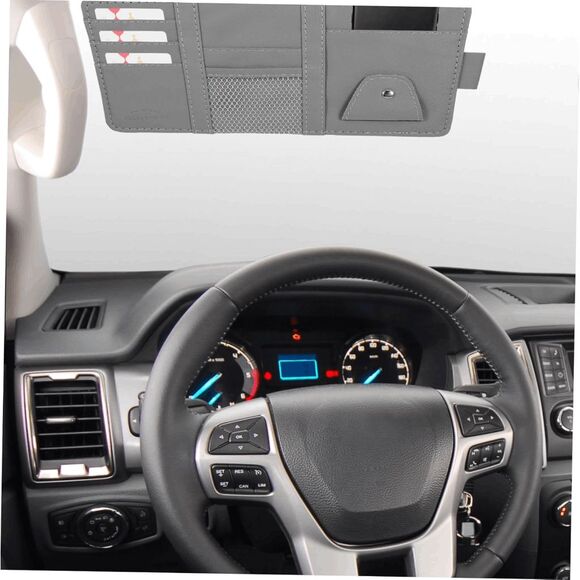 Visor Organizer for Visor Card Holder Easy to Use Store for Cars Modern Design - Picture 1 of 7
